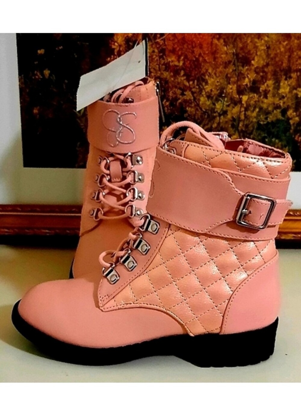 NWT JESSICA SIMPSON YOUTH SZ 8 BOOTIES